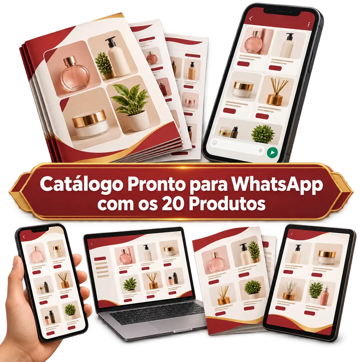 Bônus 1 — Catálogo Pronto para WhatsApp com os 20 Produtos